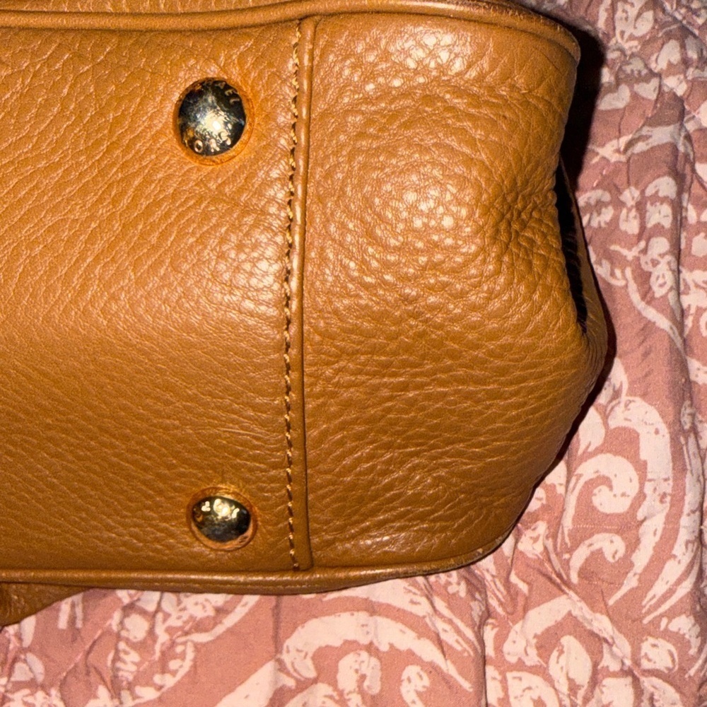 Michael Kors Brown Leather Tote Bag - Picture 4 of 10